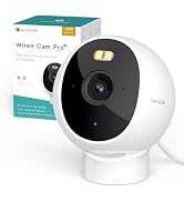 WUUK 4MP Security Camera with Face Recognition, Wired Cameras for Home Security Outside/Indoor, S...