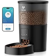 IMIPAW Automatic Cat Feeder, 5G WiFi Cat Food Dispenser with APP Remote Control, Pet Dry Food Sma...