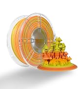 iBOSS Matte Gradient Tri-Color PLA+ Filament, Multicolor Gradient Matte PLA Plus Filament 1.75mm,...