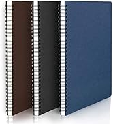EUSOAR B5 Spiral Journal Notebook, 3 Pack 7.3
