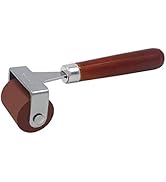 MyLifeUNIT Rubber Brayer, Brayer Ink Roller, Soft Rubber Brayer Roller with Wooden Handle