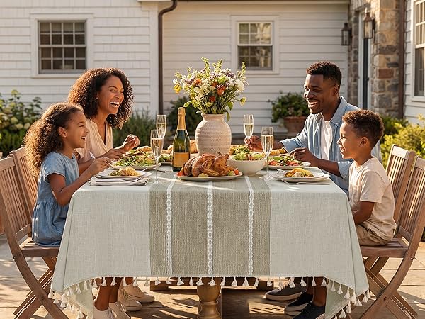 table cloth rectangle table