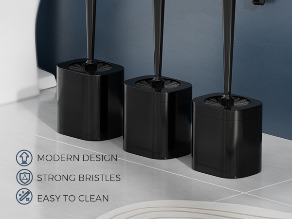 toilet brush and holder set