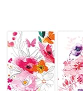 Watercolor Flowers Greeting Cards