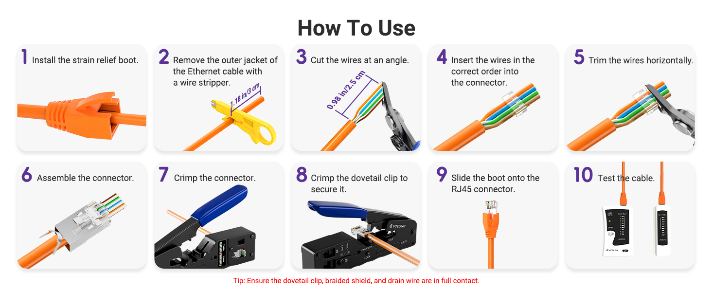 how to use crimp tool kit
