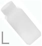 Othmro 100ml/3.4oz Plastic Lab Chemical Reagent Bottles,10pcs 19.5mmx95mm(IDxH) Square Wide Mouth...