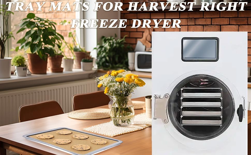 Freeze Dryer Tray Mats for Harvest Right Freeze Dryer Trays