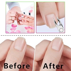 Cuticle Trimmer with Cuticle Pusher