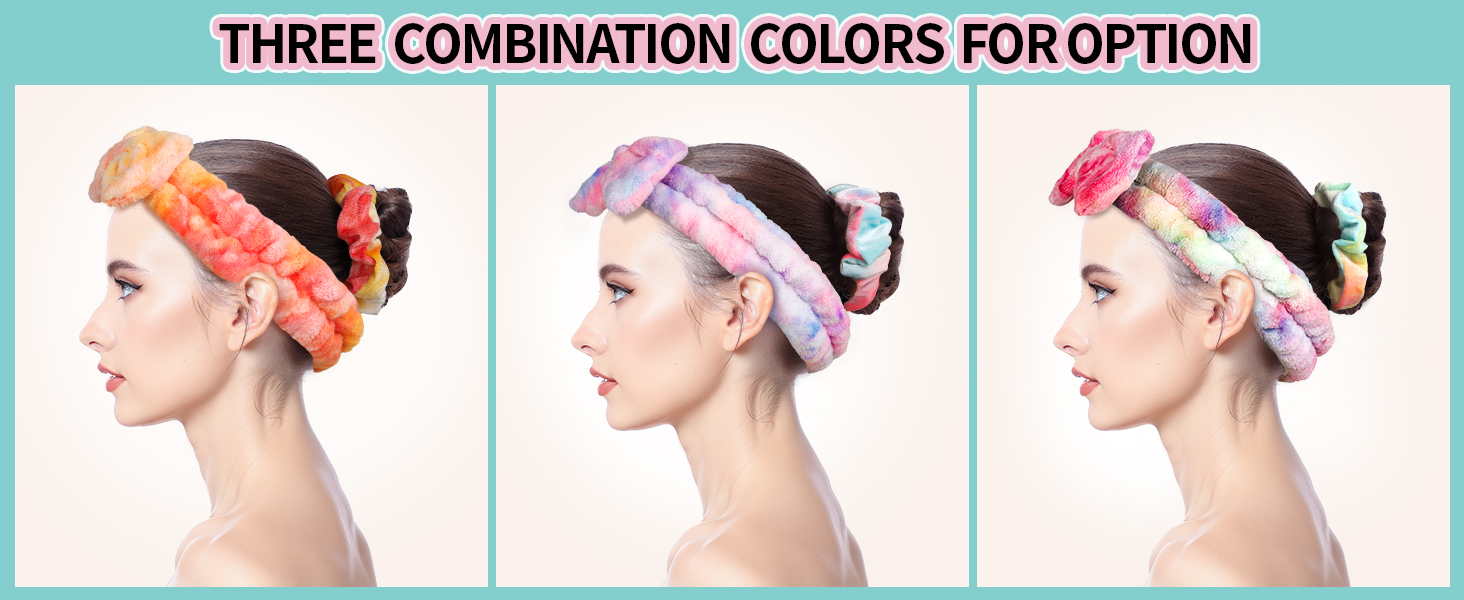 Three Unique Tie-dyed Colors