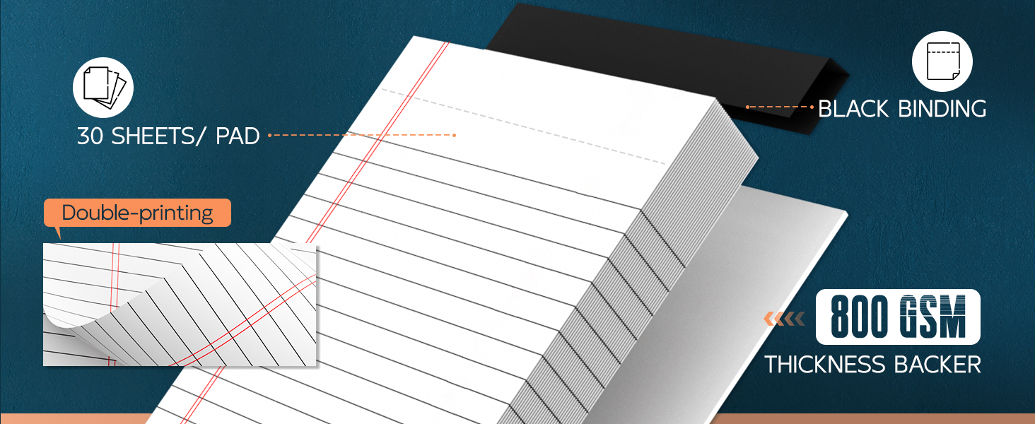 Binding Top Legal Notepads