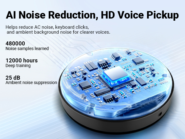 AI Noise Reduction HD Voice Pickup