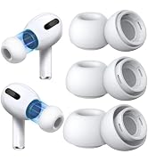 Polislime 3 Pairs Replacement Ear Tips for AirPods Pro 2nd/1st Generation with Cleaner kit,Noise ...