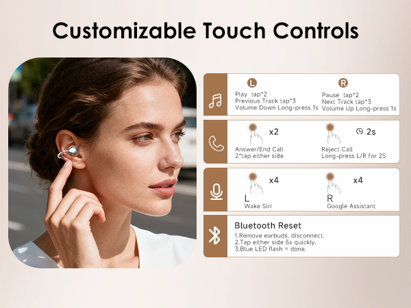 clip on earbuds