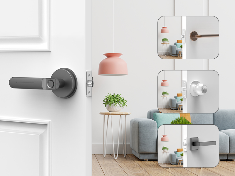 FD01 Black Replace Traditional Door Knobs