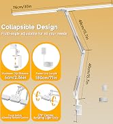 SKYLEO Led Desk Lamp for Home Office - 2400LM Ultra Bright Desk Light -Eye Caring Desk Lamp with ...