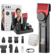 Prettywill Beard Trimmer for Men, Professional Hair Clippers,Magnetic Head, Precision Dial, IPX7 ...