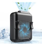 Koonie Portable Waist Fan Rechargeable, Strong Airflow 23H Working Time Hands-free Personal Neckl...
