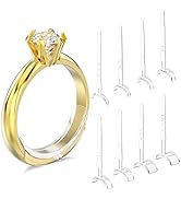 Ring Sizer Adjuster for Loose Rings, 16 Pack 8 Sizes Silicone Invisible Ring Size Reducer Guards ...