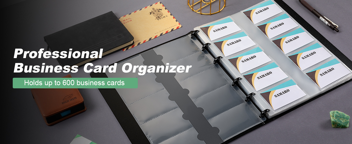 Business Name Card Book Holder