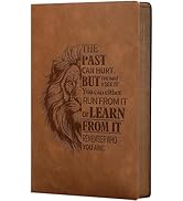 MINICAGIE Lined Leather Journal for Men Soft Cover 256 Pages Notebooks Journals for Writing A5 Li...