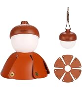 Mini Pinecone LED Camping Lights, Rechargeable LED Tent Lights, 1800K-5000K steppless dimming, Po...