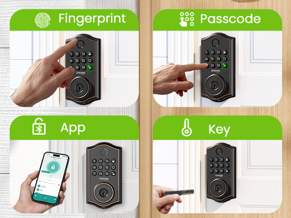 Ghome Smart Deadbolt Lock for Front Door