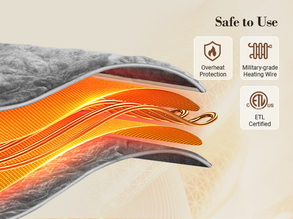 heat warp wearable electric heat pad