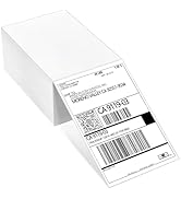 Thermal Shipping Labels 4x6-500 Labels Fan-Fold, Mailing Postage Paper for Thermal Printers, Stro...
