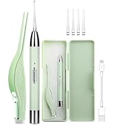 Ear Wax Removal Tools with Light: Ear Cleaner Kit-Ear Scope with Light, Ear Tweezers with LED Lig...