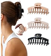 3 Pcs Silicone Hair Clips Flexible Claw Clips for Women Cloud Clip Soft Bendable Hair Claw Clip