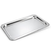 OSTBA Stainless Steel Meat Slicer Tray Replacement, Food Grade Catch Tray for Home Electric Slice...