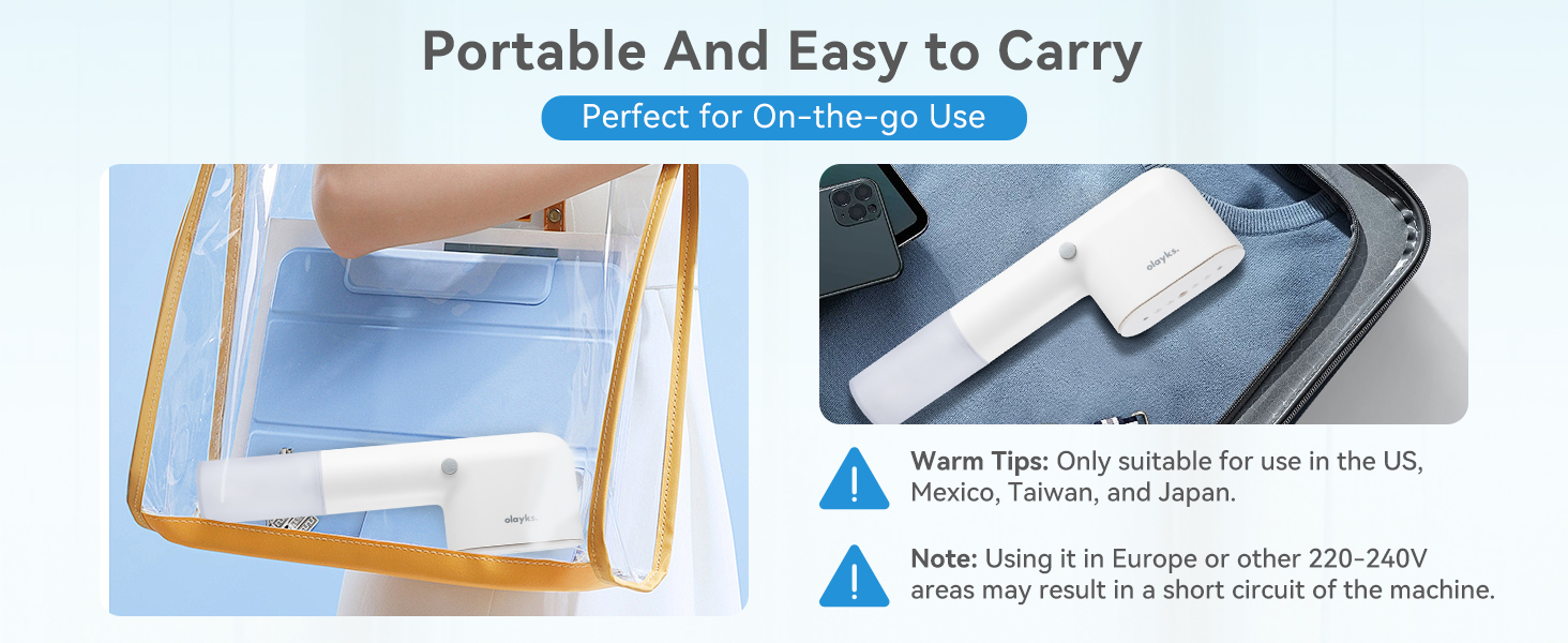 travel steamer for clothes