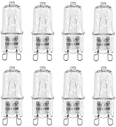 WokHok Appliance Light G9 Bulbs,120V T4 Bi-Pin 40W Xenon Small Light Bulb for Chandeliers, Spot D...