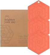 Shinemade Trivet Mat, Set of 3 Silicone Pot Holder, Hot Pads, Potholder for Pots and Pans (Red Co...