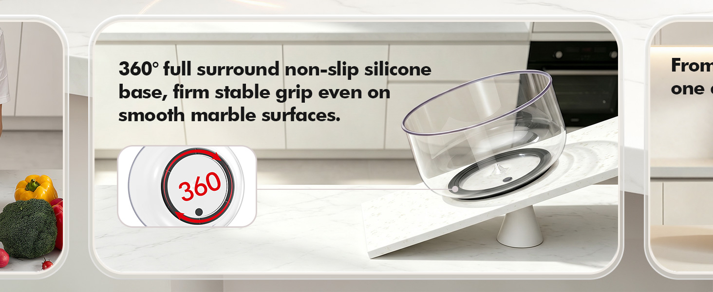 salad spinner lettuce spinner non-slip silicone base