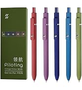 MengRan Gel Pens Set,0.5mm Fine Point Tip,Quick Drying Ink, Smooth Writing Cute Gifts Pens for Me...