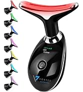 7-in-1 LED Face & Neck Massager – Skin Firming, Anti-Aging, Vibration & Heat Facial Tool for Home...