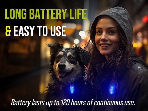 safety lights for walkers runners at night dark dog walk stroller wheelchair kayak running road