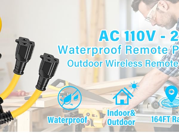 20A remote control outlet