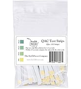 FryOilSaver Co, QAC Test Strips, Restaurant Quaternary Ammonium Sanitizer Test Strips, 0-400 ppm,...