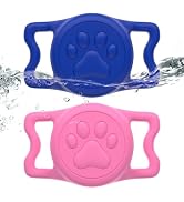 ZiperTag for Airtag Dog Collar Holder, Dog Airtag Holder Waterproof, Lightweight & Soft Silicone ...