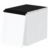 Ciphyfee 24 Pack Legal Pads 8.5" x 11", Wide Ruled Writing Notepads, 50 Sheets/Pad, Perforated Pa...