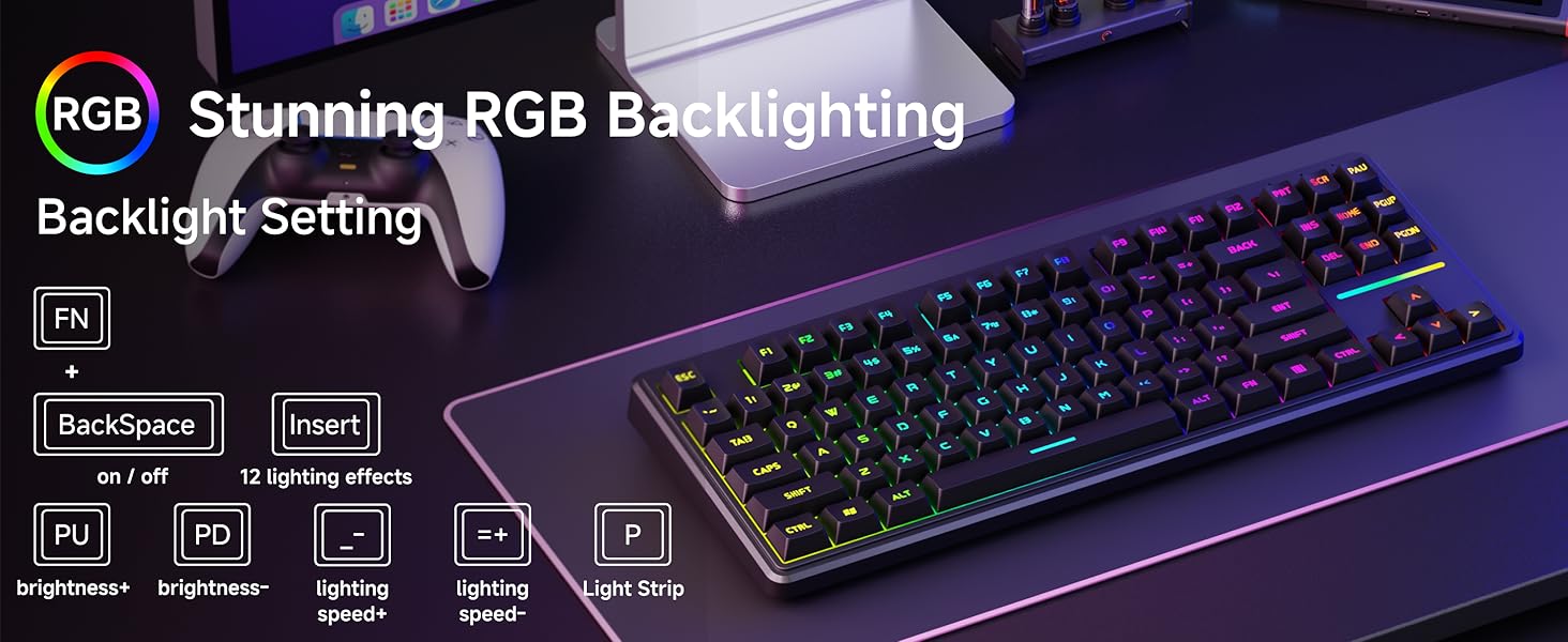 wired gaming keyboard gaming keyboard silent keyboard black keyboard