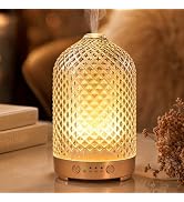 Essential Oil Diffuser for Home- 200ml Aromatherapy Diffuser for Essential Oils with 4 Timer, 7 C...
