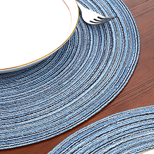 decorative round placemat blue table mats place mats plate mats