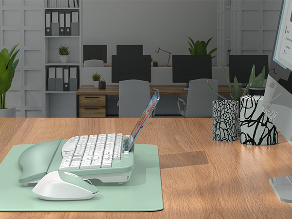 ergonomic keyboard and mouse