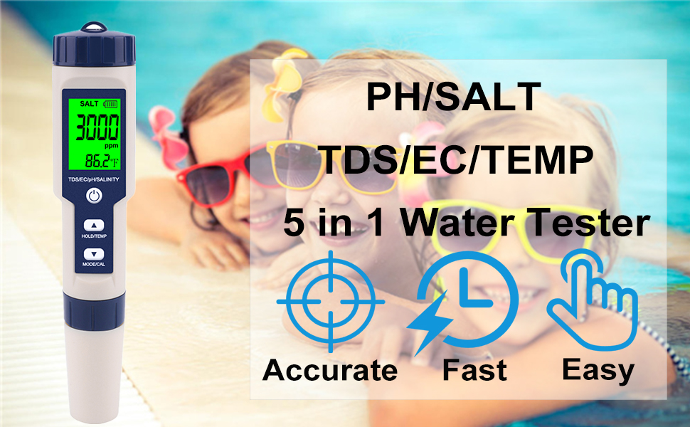 pool salt tester salt water tester for pools PH meter ph tester