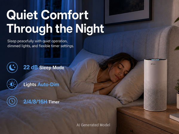 kilo air purifier sleep mode