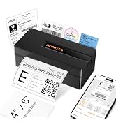 Rongta Bluetooth Thermal Shipping Label Printer: 4x6 Wireless Label Maker for Small Business - Co...