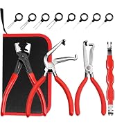 4 Pcs Electrical Disconnect Pliers for Cars,Hose Clamp Pliers,Automotive Electrical Connector Dis...